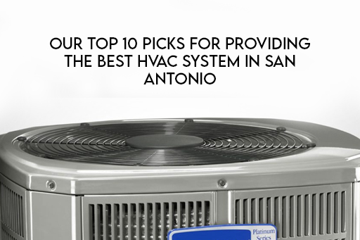 An infographic about our top 10 picks, shows an image of the best HVAC system.