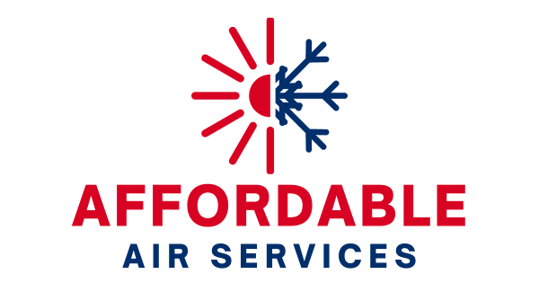Professional air duct cleaning that shows an image of Affordable Air Services' company logo.