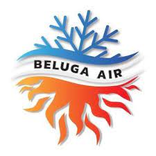 HVAC cleaning services from Beluga Air. An image shows the company logo.
