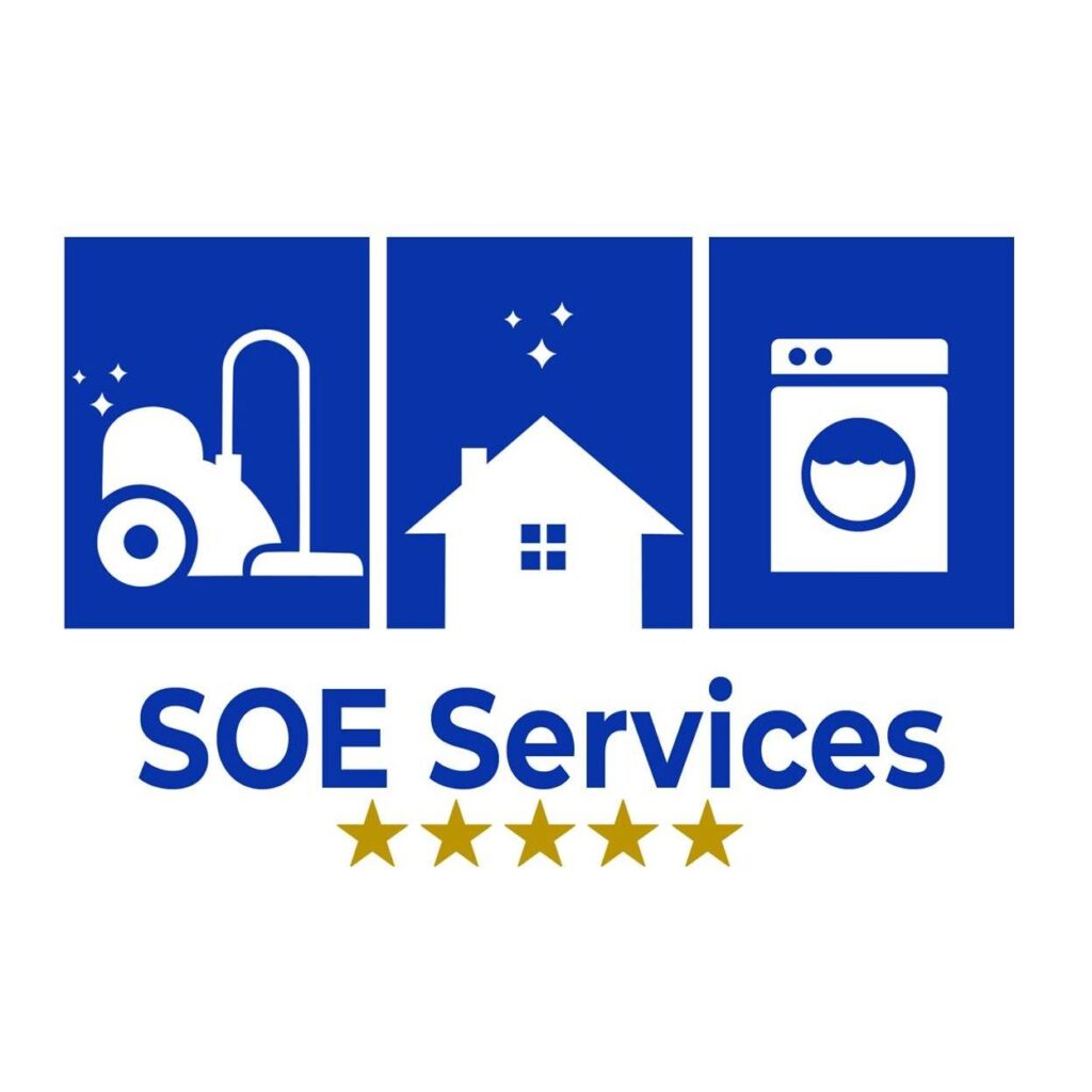 One of the best chimney cleaning companies in San Antonio. An image that shows SOE Services' company logo. 