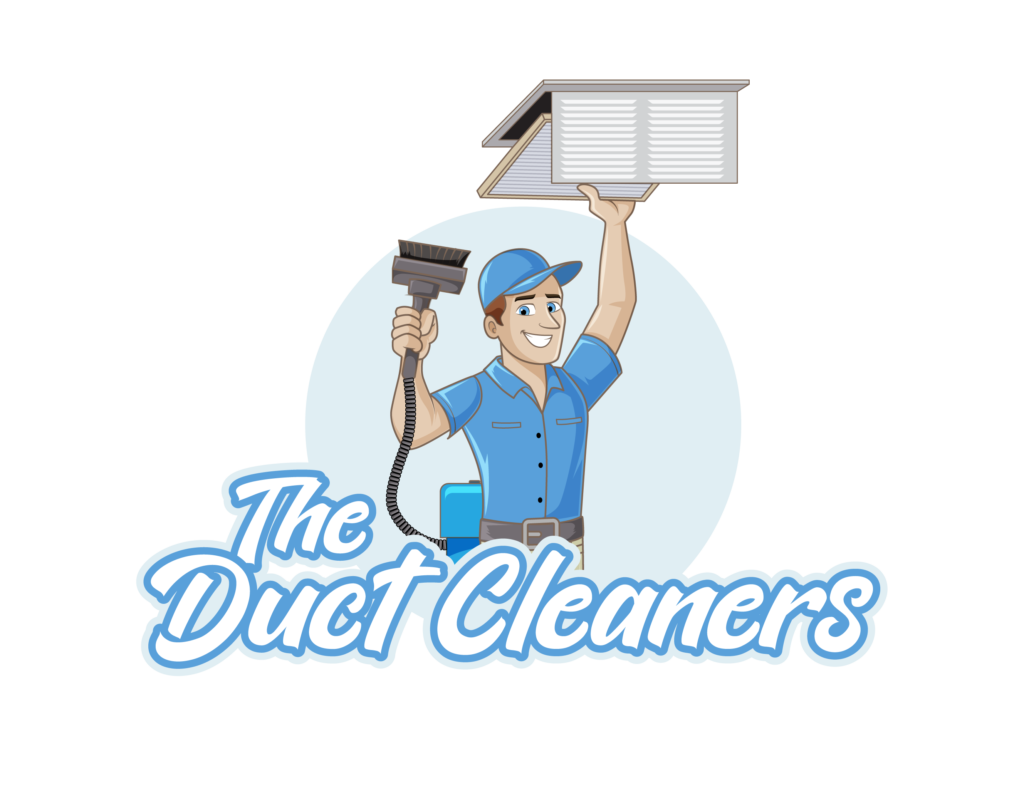 Professional HVAC cleaning services from The Duct Cleaners. An image that shows their company logo.